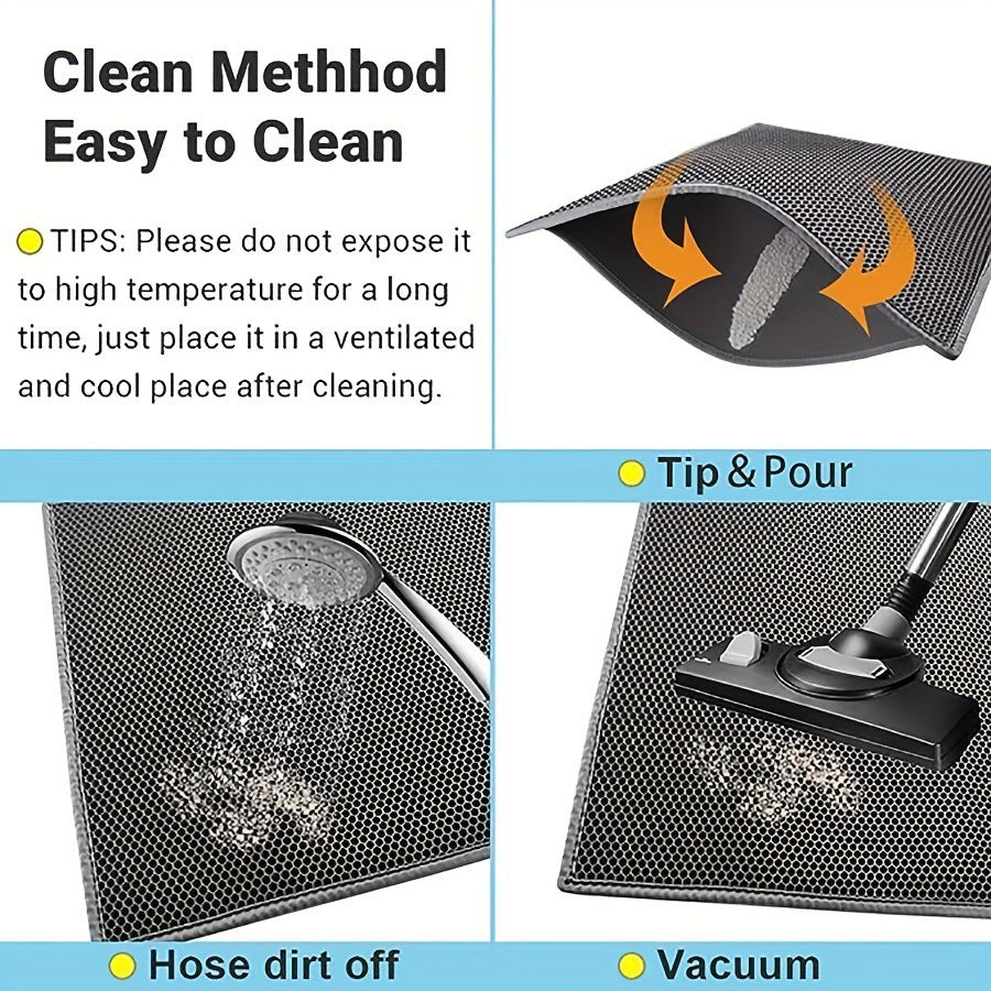 Anti Splash Double-layer Cat Litter Mat