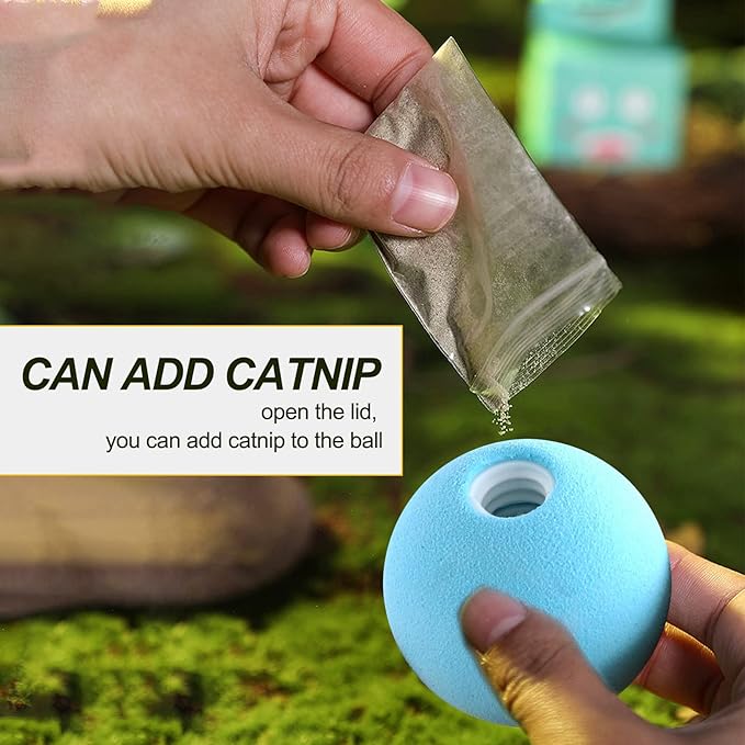 Interactive Catnip Playing Ball